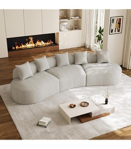 Amazon.com: 122'' Modern Extra Large Sectional Sofa Soft Fabric