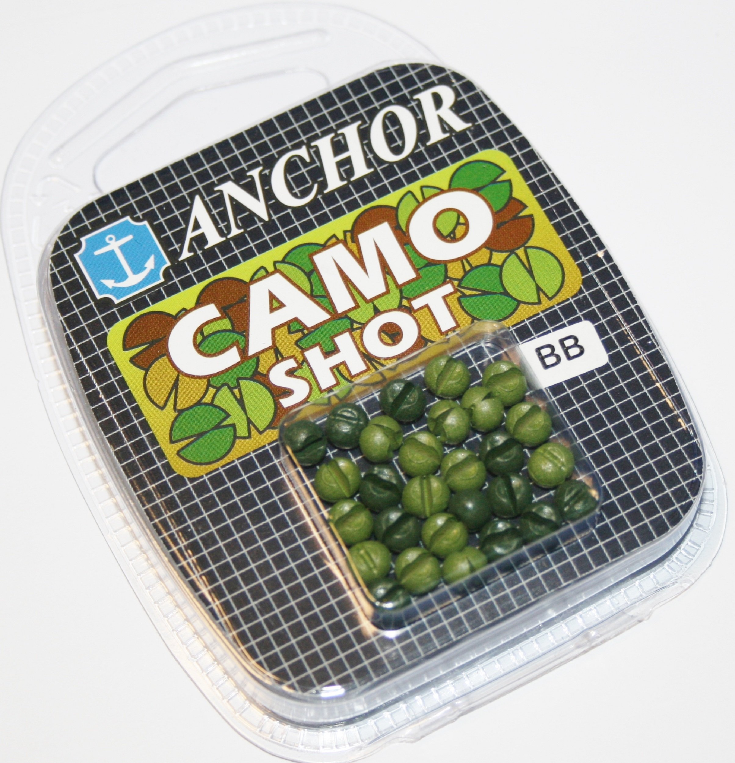 Anchor Tackle Camo Double-Cut Shot Refill - Green, Size B