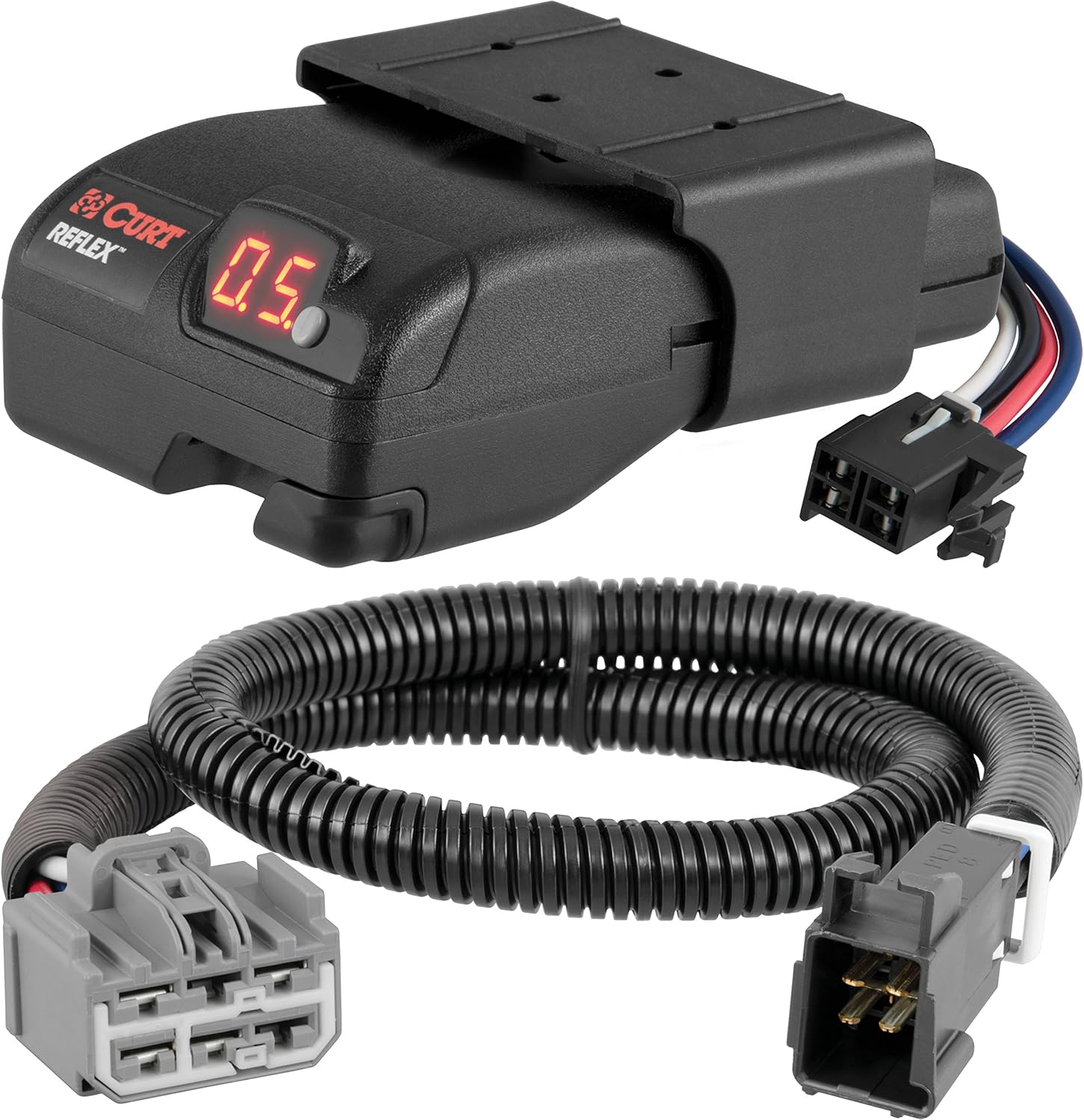 CURT Reflex Brake Controller & Wiring Kit for Enclave, Traverse, Acadia