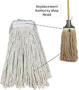 TDBS Kentucky Mop Heads Commercial Cotton PY Yarn 16oz 450g Heavy Duty view 4