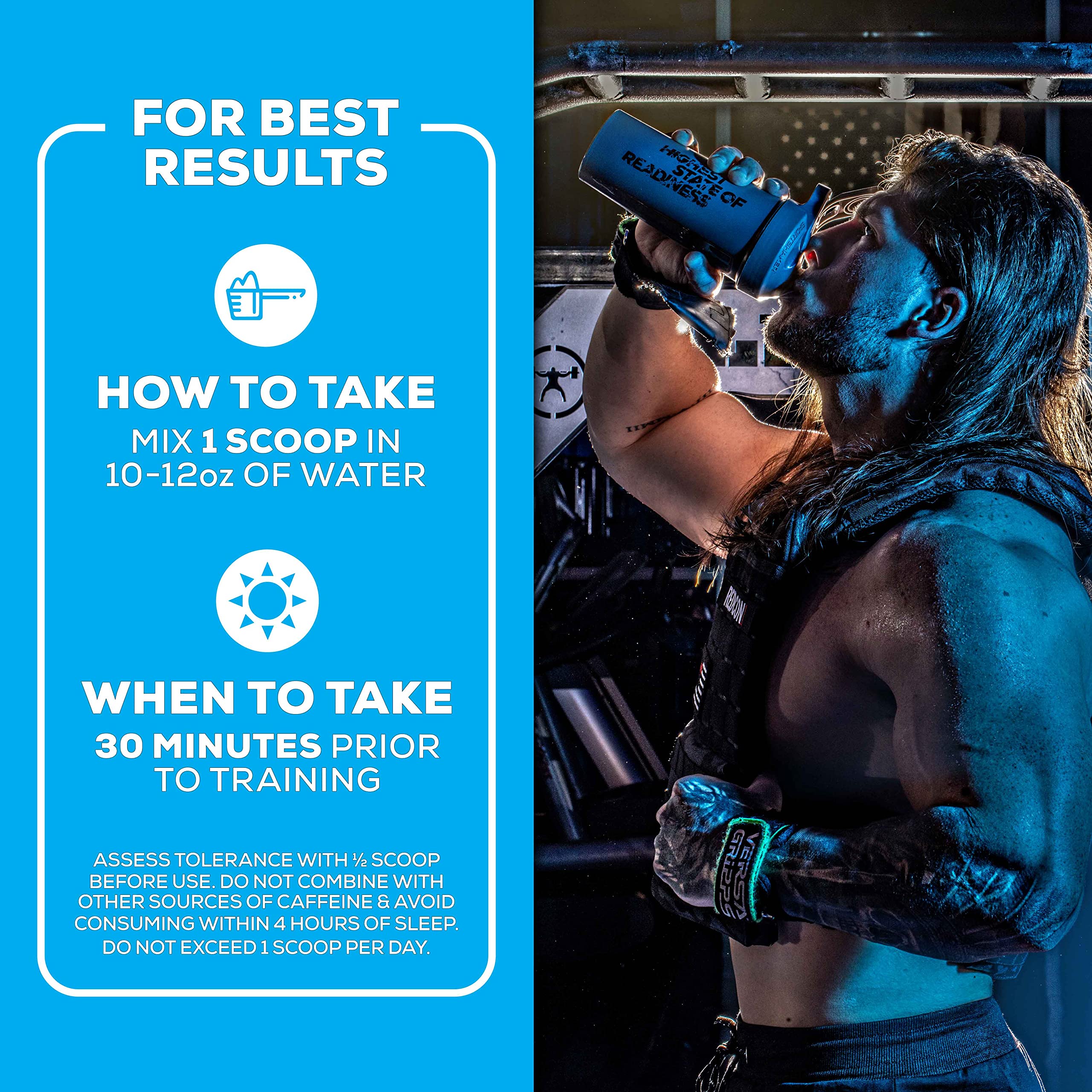 REDCON1 Total War Black Ops Extreme Preworkout Powder, Blue Lemonade, High Stimulant, 400 mg Caffeine, NO3-T Nitrates + L-Citrulline, Increase Blood Flow, Muscle Pumps (20 Servings)