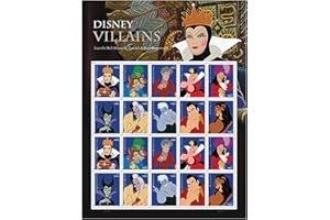Walt Disney Villains Sheet of 20 Forever First Class Postage Stamps By USPS