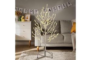 LIGHTSHARE 3FT Star Tree 112 LED Lights Warm White for Home & Christmas Decorations, 3'