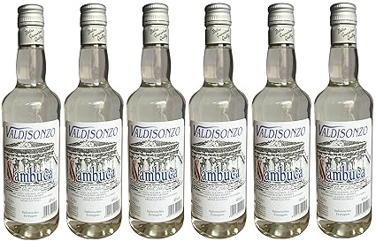 Sambuca Valdisonzo Liquore Italiano (6 X 0,7 L) - Italienischer Anis Likör 40% Vol.