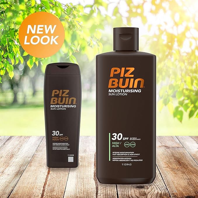 piz buin moisturising sun lotion