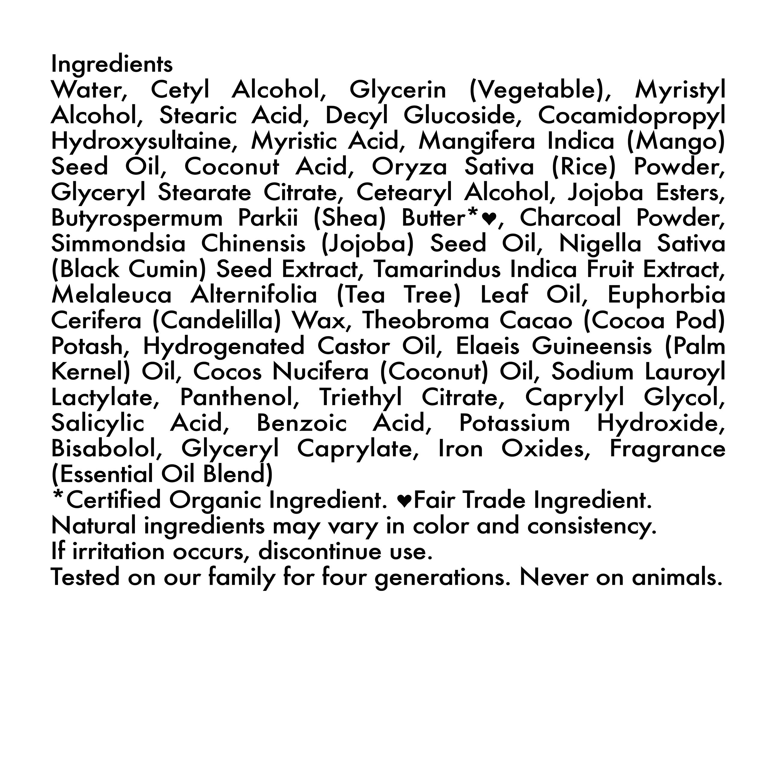 SheaMoisture African black soap bamboo charcoal body scrub exfoliate, 6 Ounce