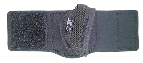 DTOM AH3 Neoprene and Nylon Ankle Holster for Ruger LCP, S&W Bodyguard 380, Walther PPK / PPK-S, Beretta 3032, and More - AH3