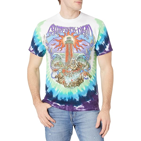 Liquid Blue Unisex-Adult Standard Grateful Lunar Dead Fall Tour