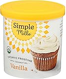 Simple Mills Organic Vanilla Frosting with Coconut Oil, Birthday Cake Frosting, Made with whole foods, (Packaging May…
