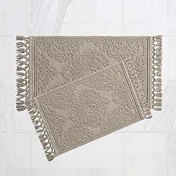 Jean Pierre - Ricardo Bath Mats, Set of 2 Woven