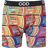 Odd Sox – Top Ramen & Cup Noodles – Novelty Boxer Briefs – Licensed Soup Flavor Graphic Underwear – Fun Food Print Gift