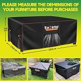 Enzeno Large Garden Furniture Cover 300x250x100cm Waterproof 420D Windproof view 6