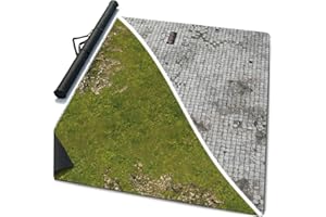 Warzone Studio 60 x 44 inch Double-Sided Rubber Battle Mat: Homeland + Los Duas + Bag