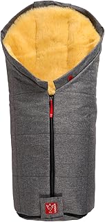 Kaiser 6720470 Lammfellfußsack Iglu, anthrazit melange