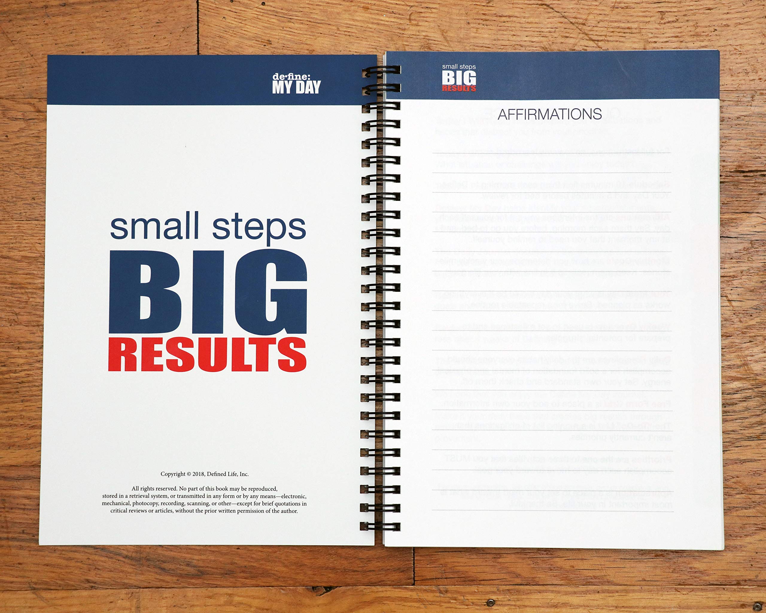 Define My Day Focus Journal - 3 Pack