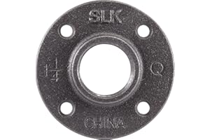 LDR INDUSTRIES LDR 310 F-114 Floor Flange, Black, 1-1/4-Inch
