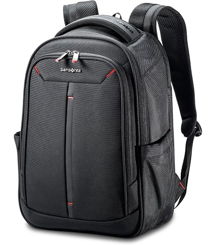 Samsonite Xenon 3.0 Slim Laptop Backpack, 1680D Ballistic Polyester, Fits 15.6” Laptop, TSA Compatible, Air Mesh Back Padding, Tablet Pocket, Smart Sleeve, Quick Stash Pocket, Durable & Lightweight