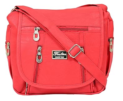 Beets Collection Women PU side bag/Sling Bag (Red)