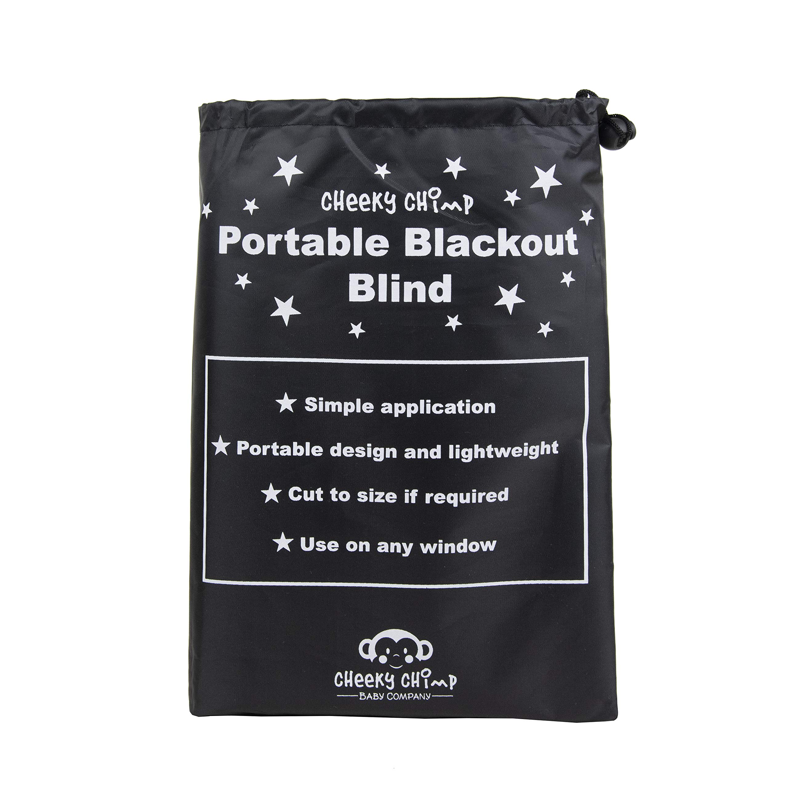 Blackout Blinds Curtains - Portable Easy Fit, Stick On Day & Night Magic Blind - Temporary Blinds For Windows - Travel Kids Cut To Size - Doors, Patio, Small & Large Windows