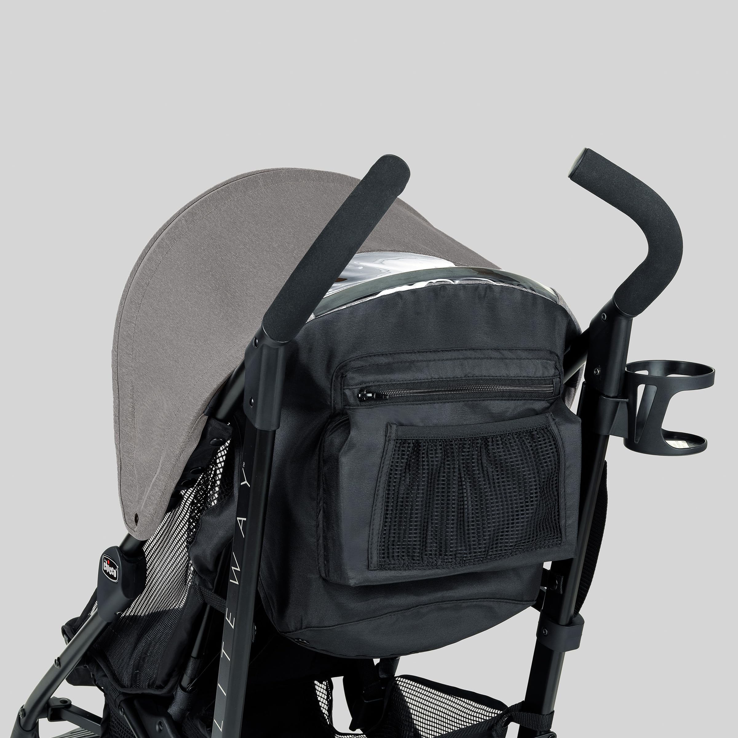 Chicco Liteway Stroller, Compact Fold Baby Stroller with Canopy, Lightweight Aluminum Frame Umbrella Stroller, for Use with Babies and Toddlers up to 40 lbs. | Lavender/Purple