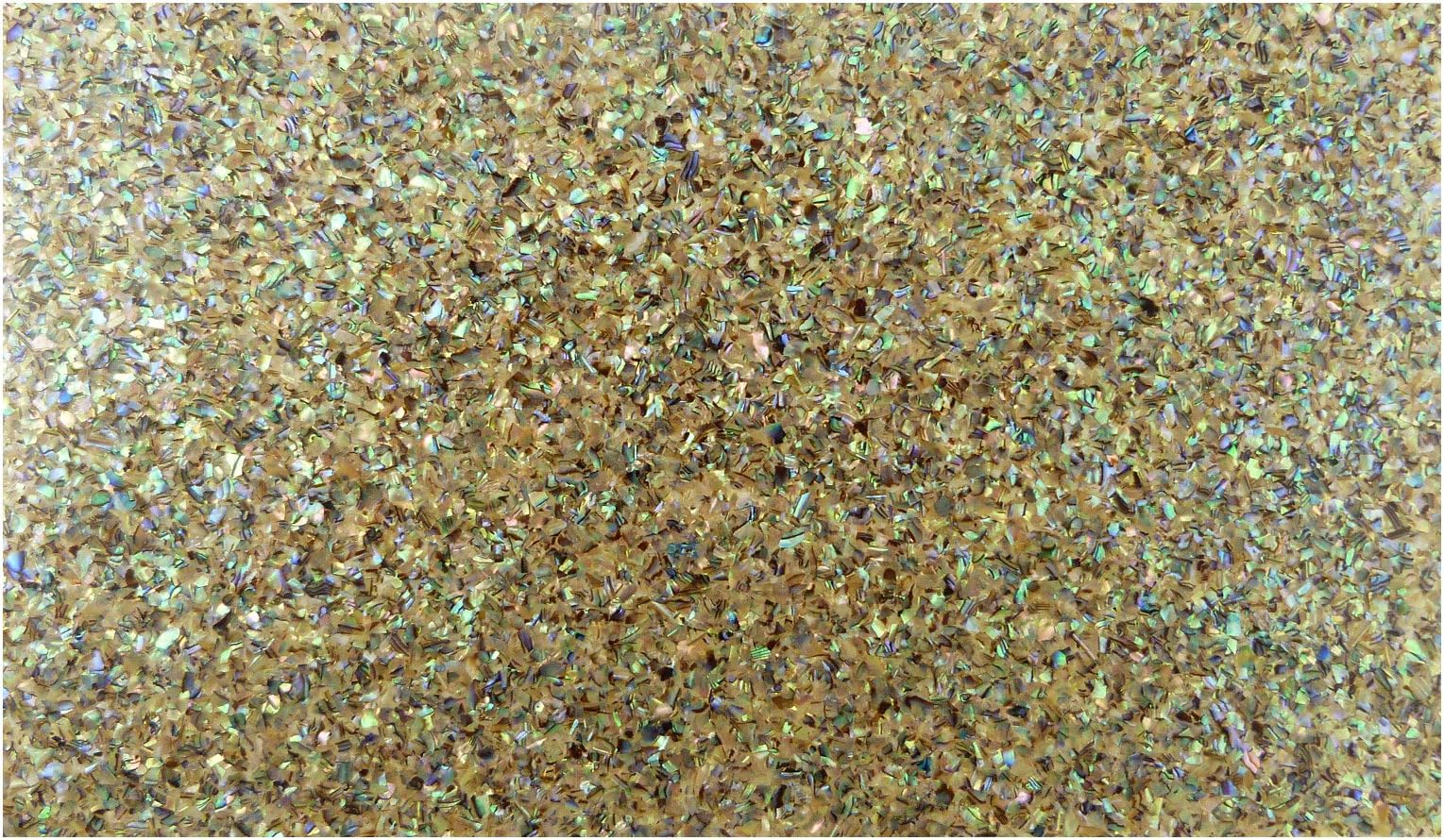 Crushed Green Abalone Laminate Shell Veneer (240x140x0.5mm)