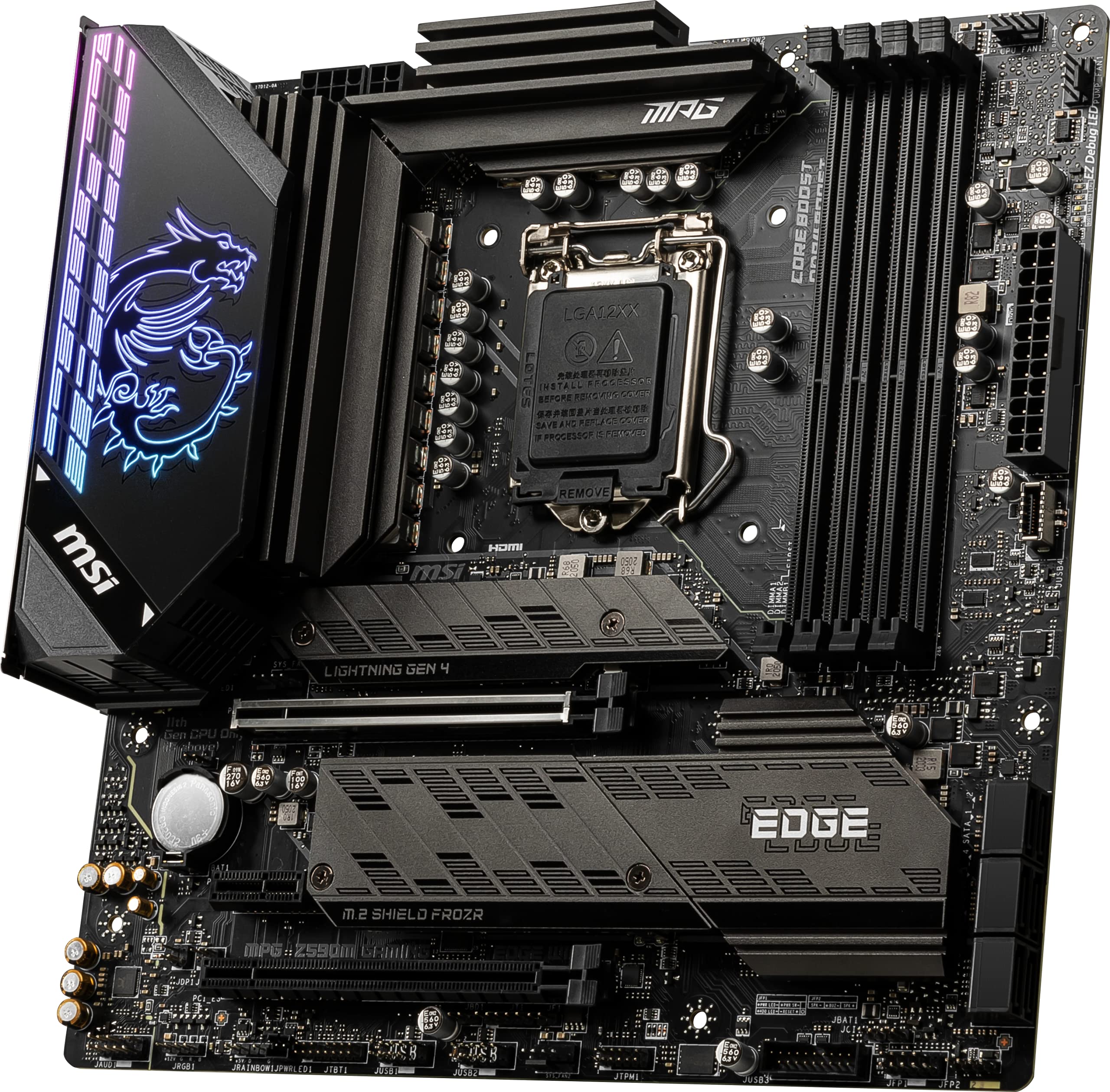 Mua MSI MPG Z590M GAMING EDGE WIFI Motherboard Micro-ATX [Intel Z590 ...