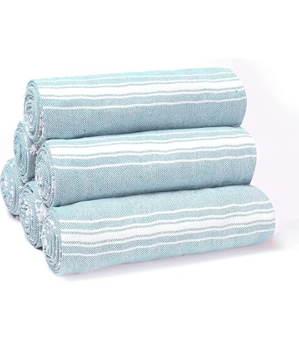 16-Pack Turkish Beach Towels (39x71 Inch) - Quick Dry, Sand Free, Absorbent Cotton For Pool, Travel - View #5