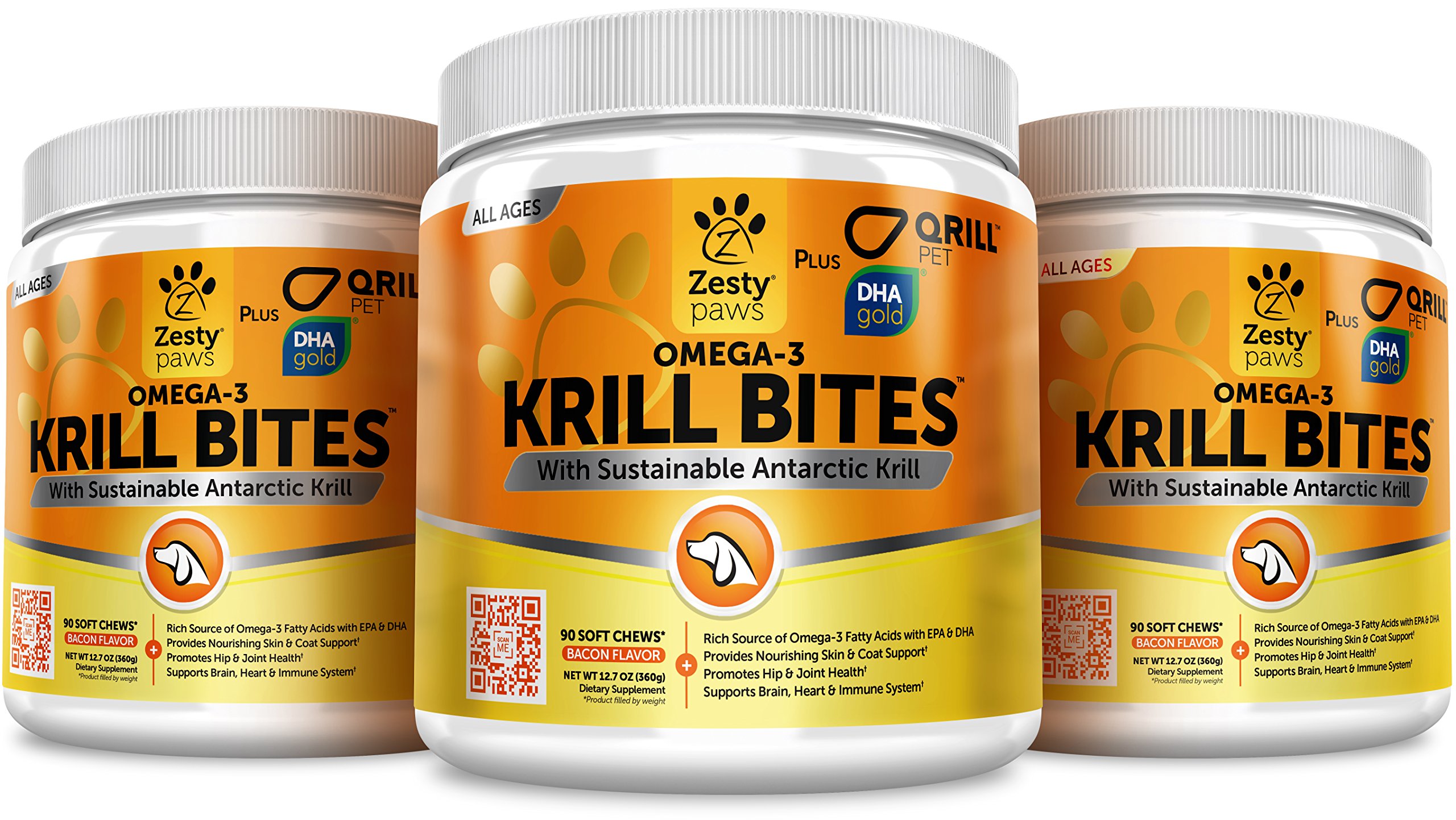 Omega 3 Krill Fish Oil for Dogs Hip Joint Arthritis
