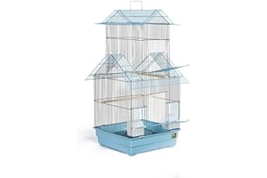 Prevue Hendryx Beijing Bird Cage, Blue and Black, 1/2" (SP41730-1)