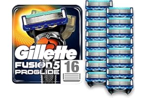 Gillette Fusion5 ProGlide Razor Blades for Men with Precision Trimmer, Pack of 16 Refill Blades (Suitable for Mailbox)