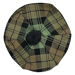 Scottish Tam O' Shanter Acrylic Tartan Wool Tammy