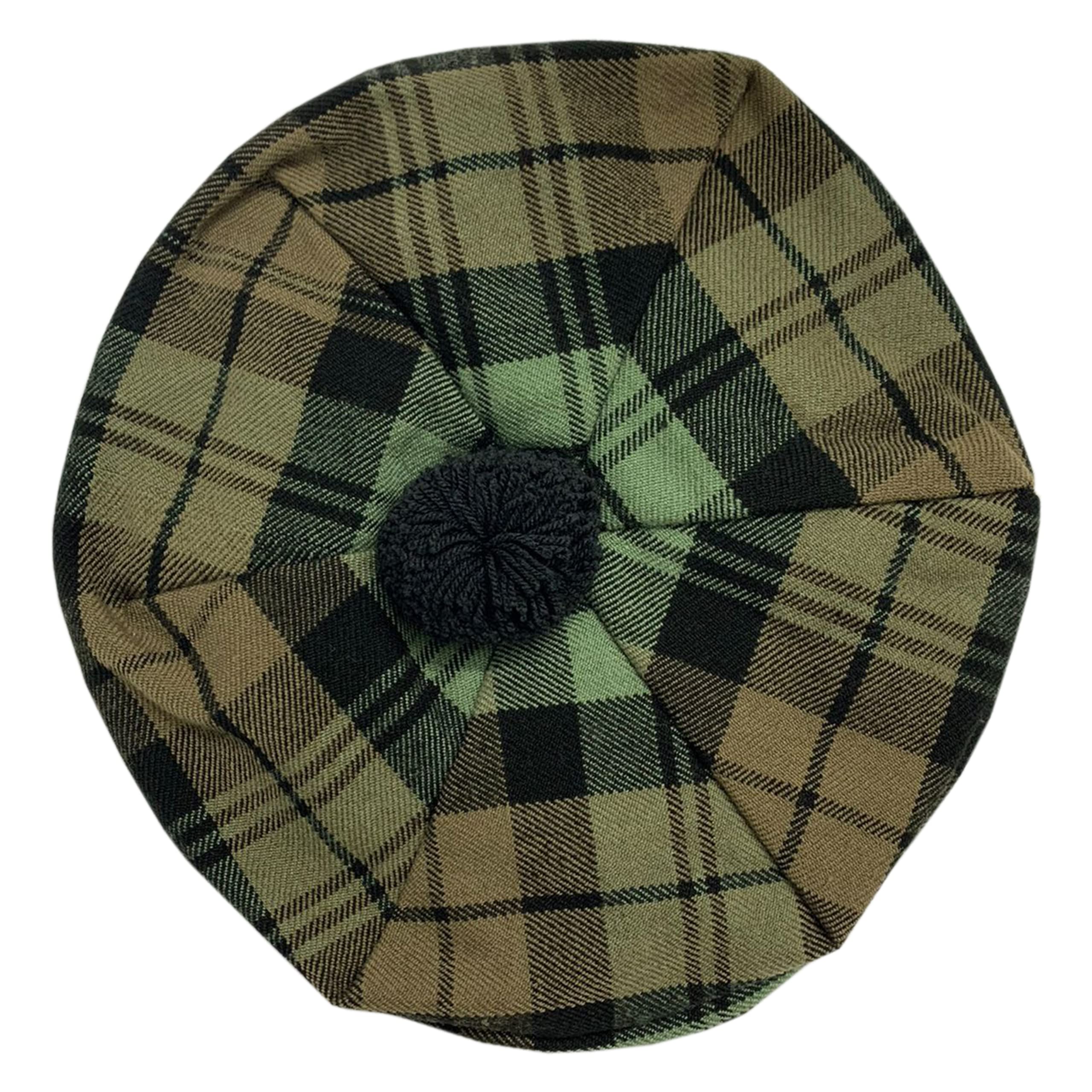 Scottish Tam O' Shanter Acrylic Tartan Wool Tammy