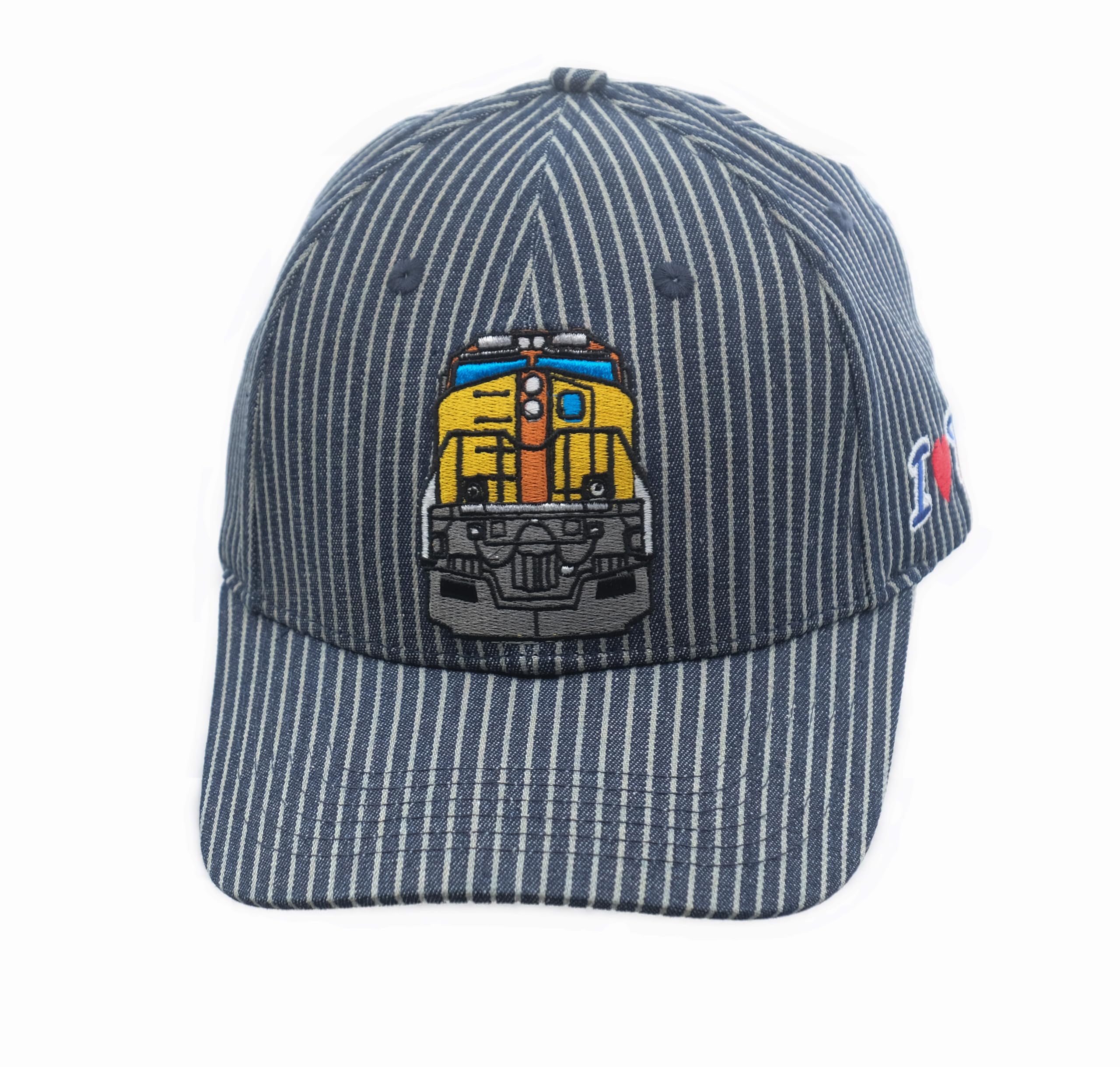 Photo 1 of Pinnacle Awards Striped Train Engineer Hat/Cap Yellow Train Engine
