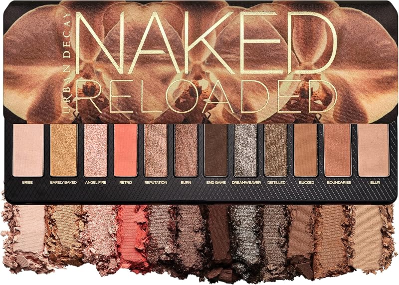 Urban Decay Naked Reloaded Eyeshadow Palette 12 Warm Neutral Matte Metallic