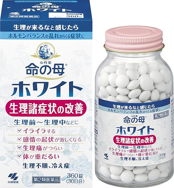 Amazon 【第2類医薬品】命の母ホワイト 360錠 命の母 婦人薬 Amazon 【第2類医薬品】命の母ホワイト 360錠 命の母 婦人薬