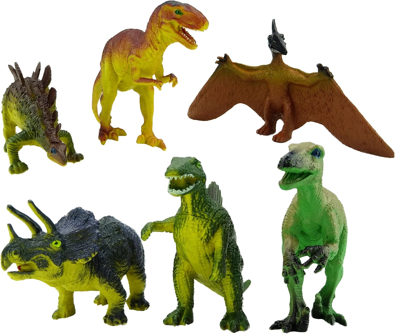 6 Dinosaurs in Small Bag Amazon.co.uk Toys & Games