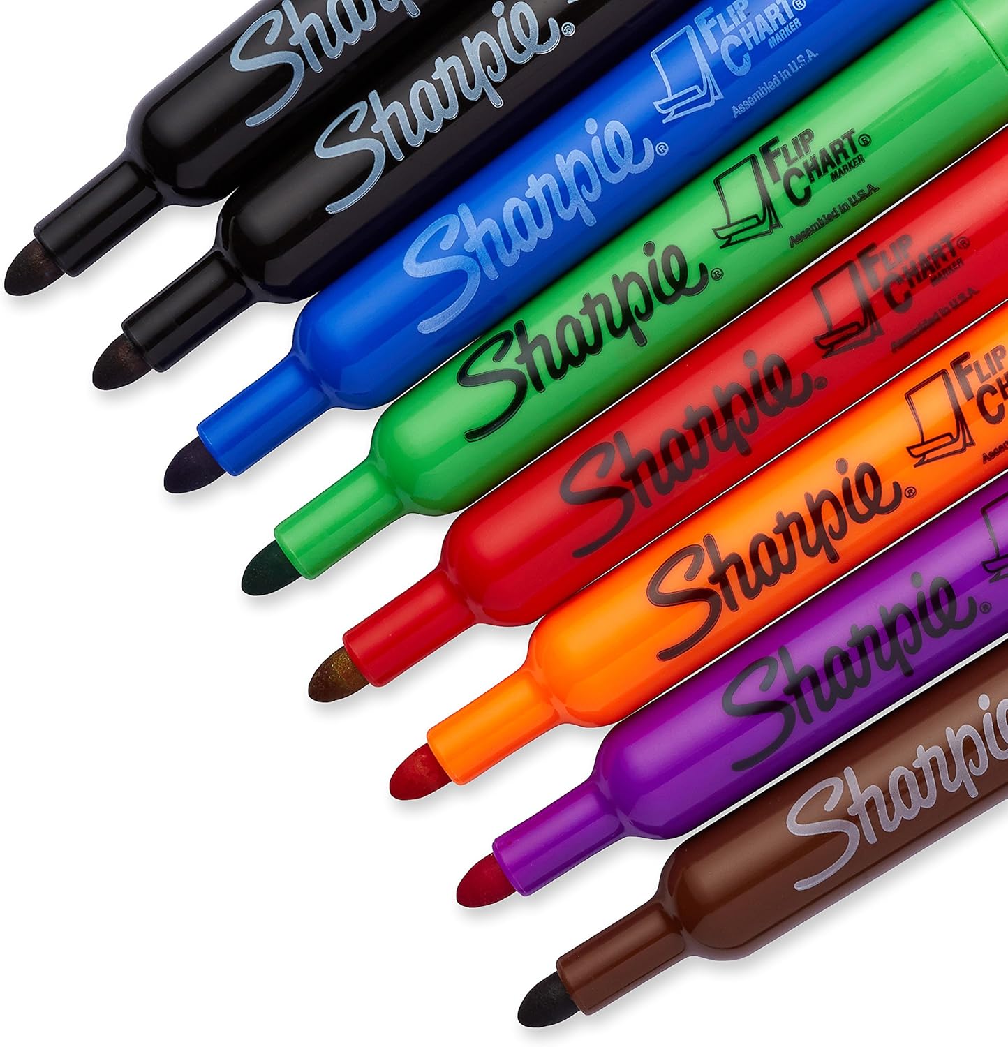 Sharpie Flip Chart Markers Bullet Tip Assorted Colors 8 Count
