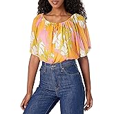 Trina Turk Women's V Neck Graceful Top