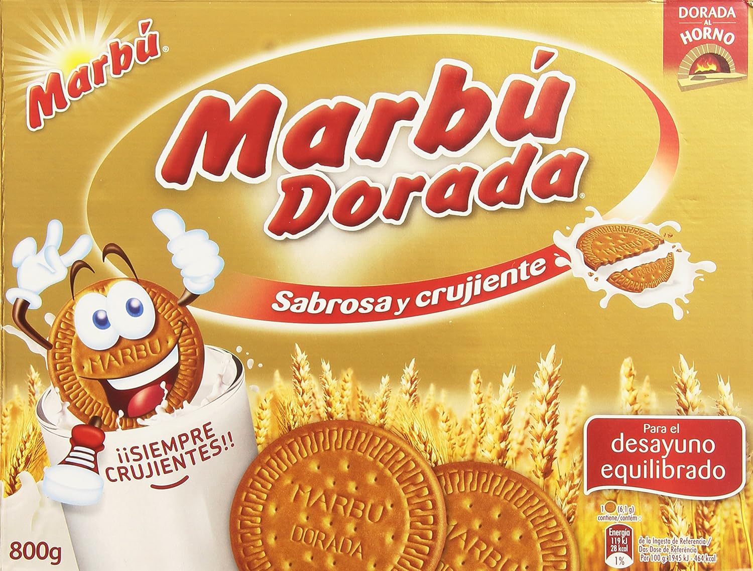 Galletas Marbú Dorada 800g por 3,45€ (ahorra el 50% en 1 al comprar 2)