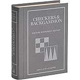 WS Game Company Checkers and Backgammon Vintage Bookshelf Edition