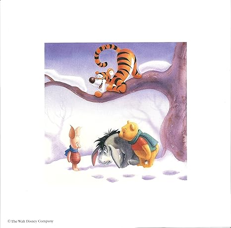 Amazon Com Disney Lithograph Art Print 8 5 X 8 5 Winnie The