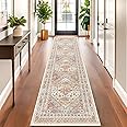 zesthome Washable Runner Rug 2.5x10 - Stain Resistant Entryway Rug,Ultra-Thin Kitchen Rugs, Anti Slip Backing Runner Rugs for Entrance Laundry Room Indoor Hallway (Orange,2.5'x10')