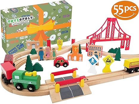 Wooden Train Set