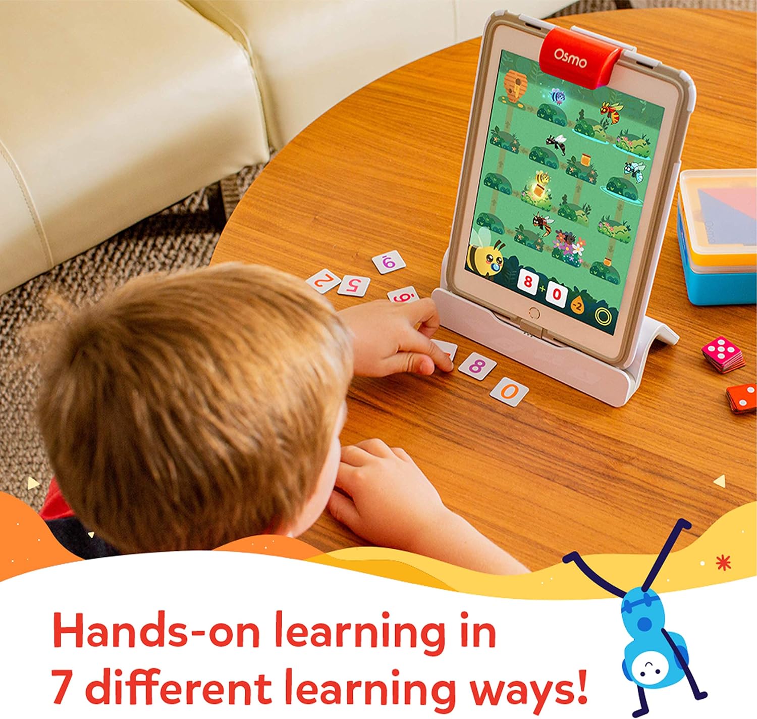 Osmo, Genius Starter Kit for iPad + Family Game Night, 7 Educational Learning Games for Spelling Math & more, Ages 6-10 - Image 5