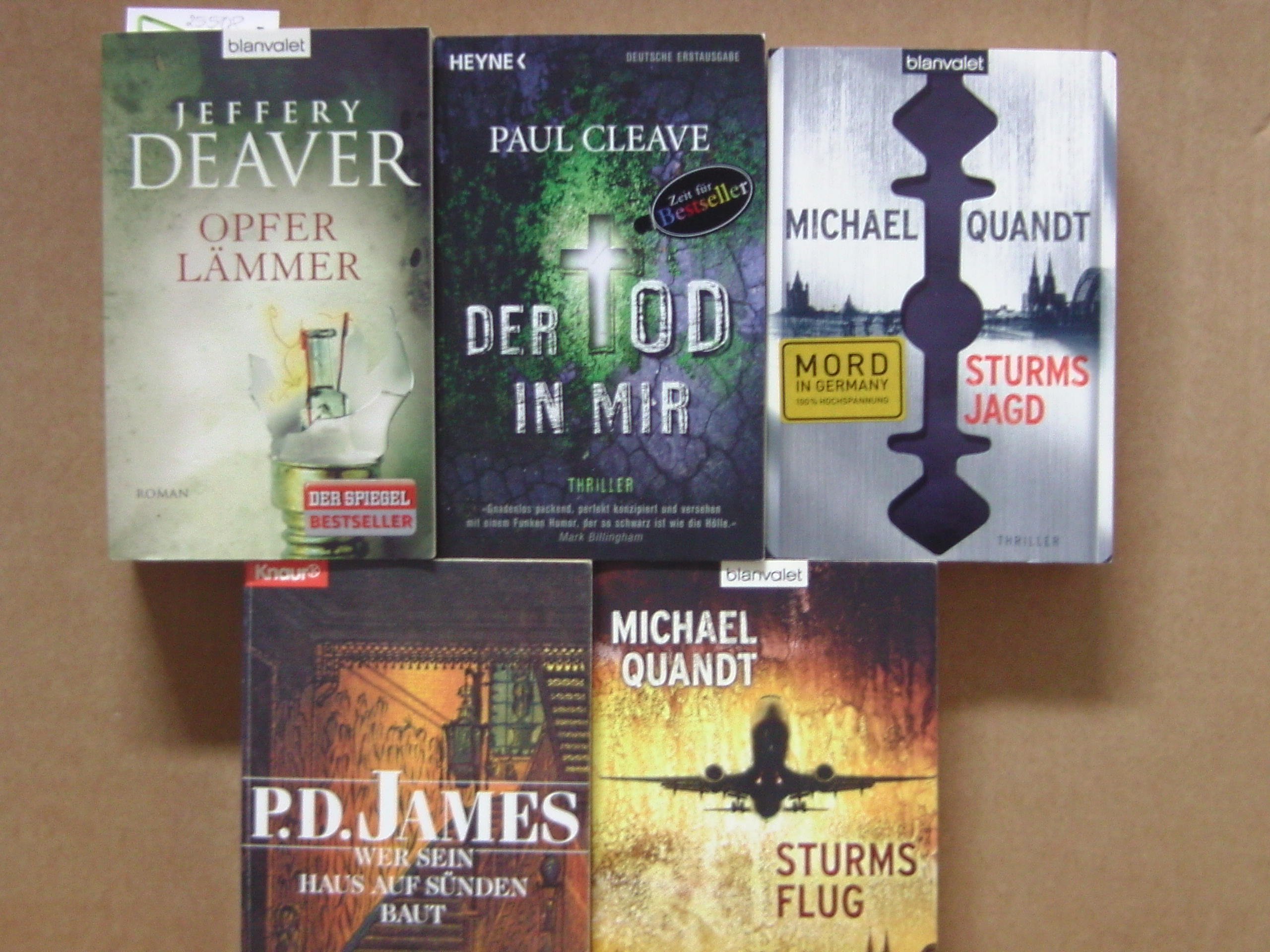 5 Taschenbucher Opferlammer Der Tod In Mir Sturms Jagd