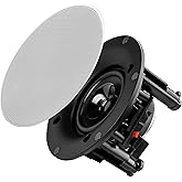 OSD Audio 3" in Ceiling Speaker Pair 60W, Trimless Magnetic Grill, Paintable Grille ACE400