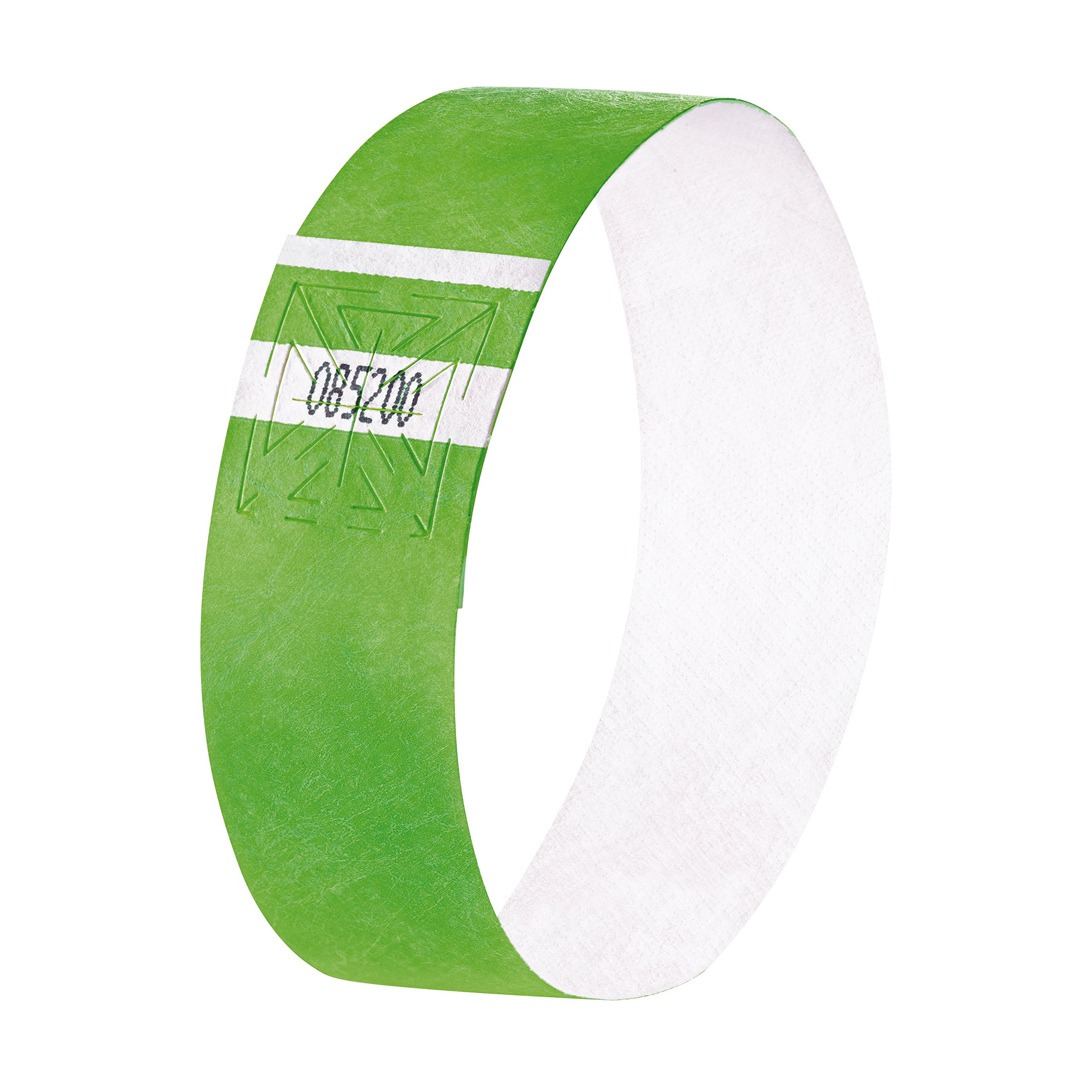 SIGEL EB212 Event Wristband, soft, 25.5 x 2.5 cm, neon Green, 120 Pieces