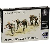 Master Box German Signals Personnel Stalingrad Summer 1942 (5) Figure Model Building Kits (1:35 Scale)