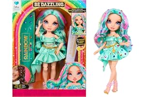 Rainbow High Be Dazzling Fashion Dolls- Celine Turquoise (Teal) with Bedazzler Tool and Sparkle Gems