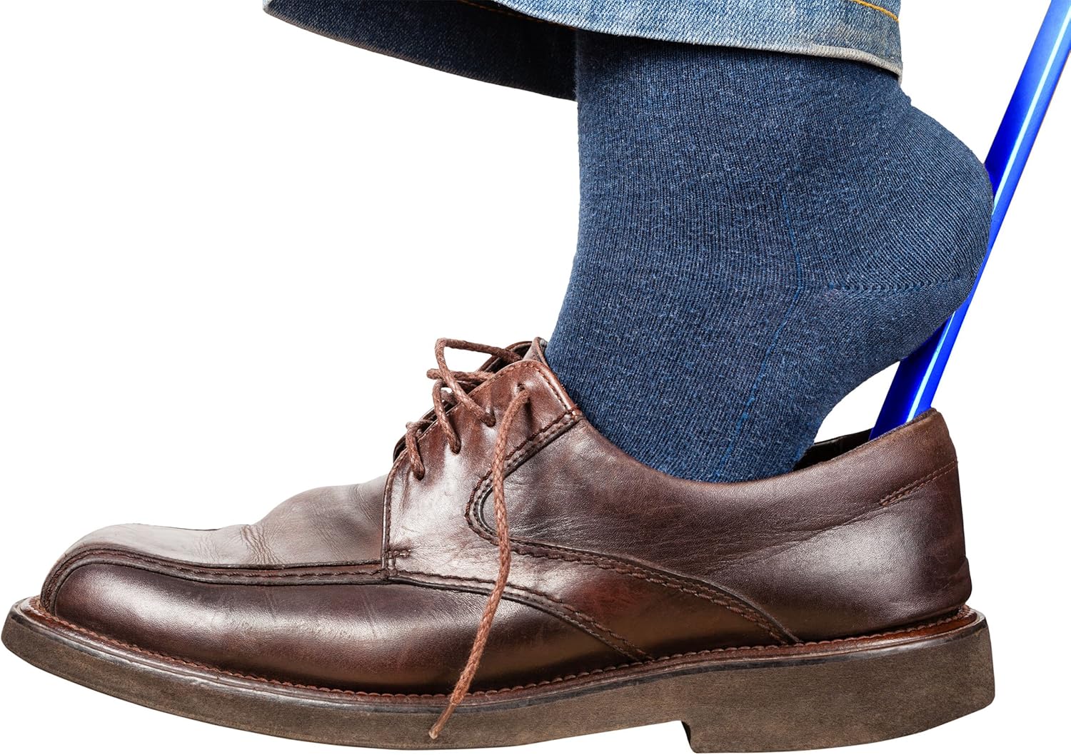 Flexible Blue Plastic Shoehorn: Health & Personal Care